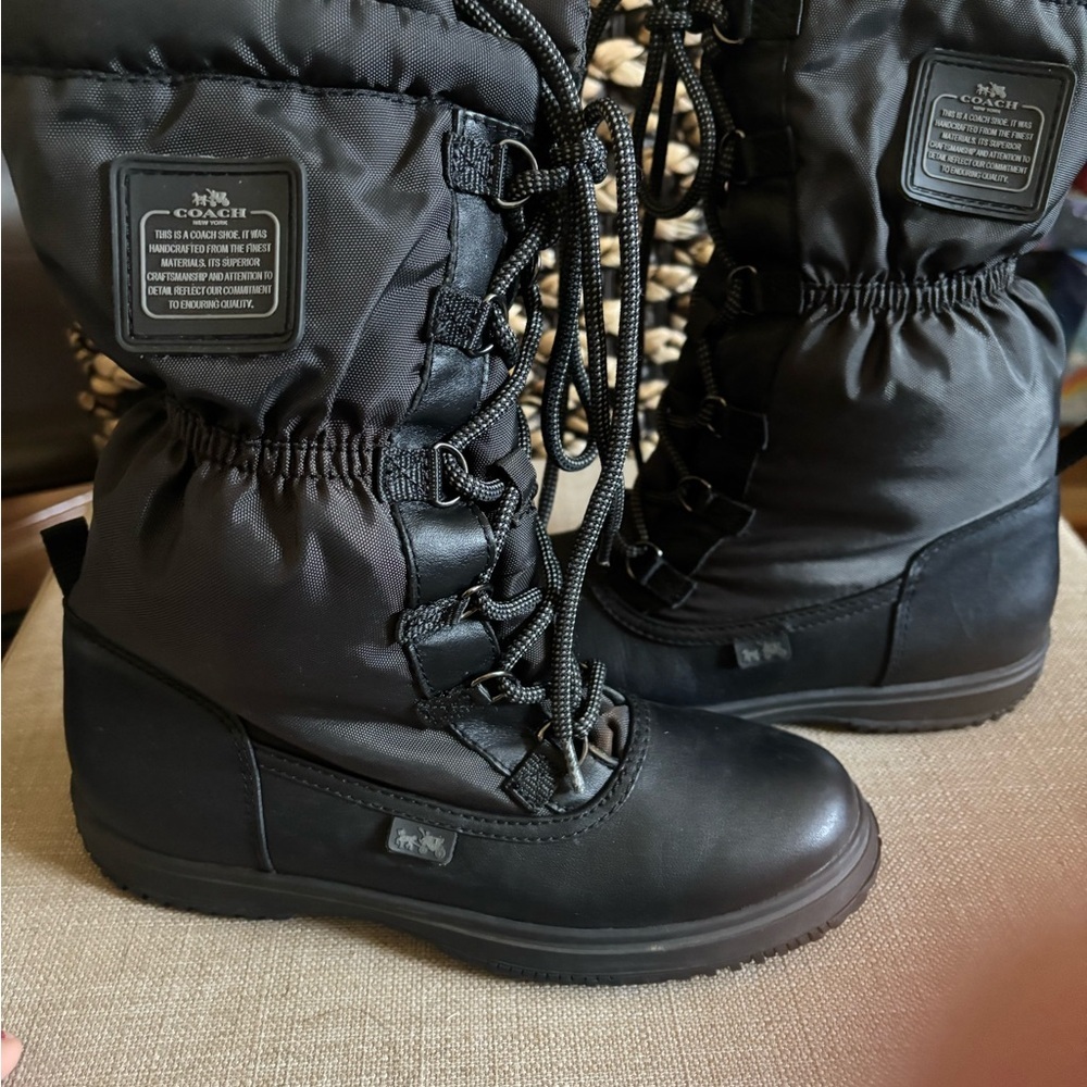 Coach SAGE winter boots sz 6 - Picture 2 of 8